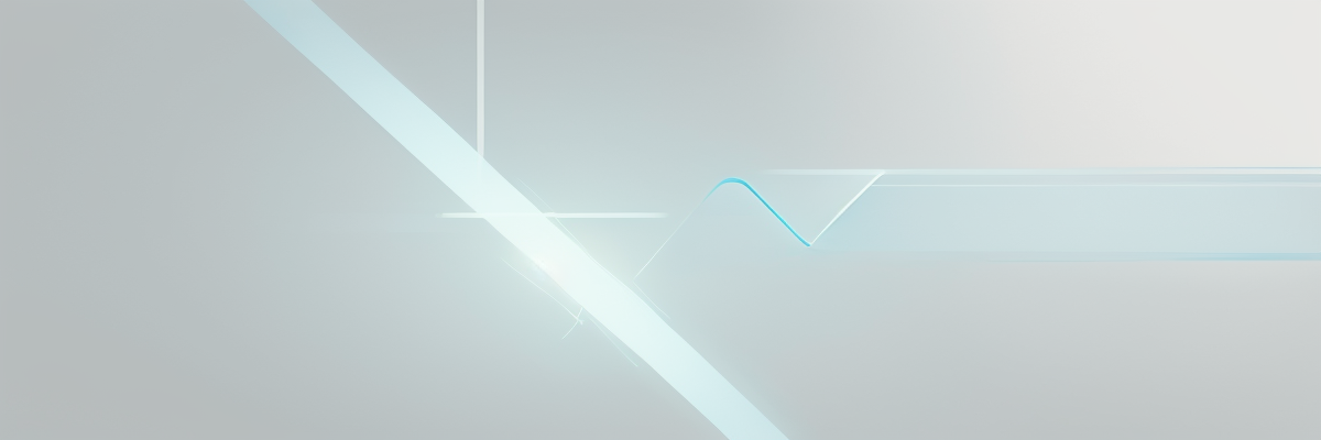 Overlapping translucent chat bubble forms with glowing key silhouette and soft connection lines