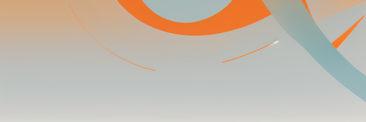 Cascading translucent document shapes with a faint clock face and soft red warning glow on the edges